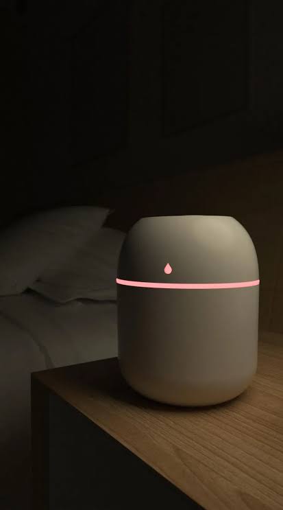 Portable 250ml USB Type-C Air Humidifier with LED Light