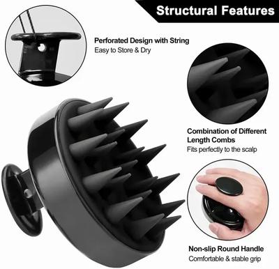 Silicone Hair & Scalp Massage Brush