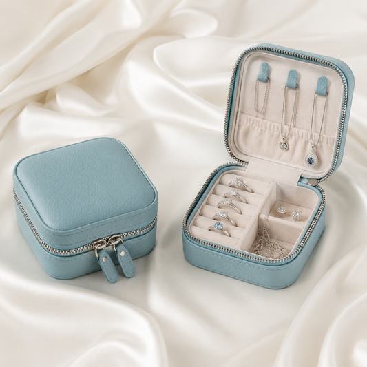 Luxury Travel Jewelry Organizer Case