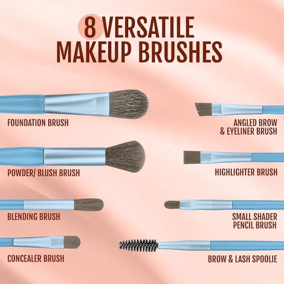 Premium 8-Piece Makeup Brush Set