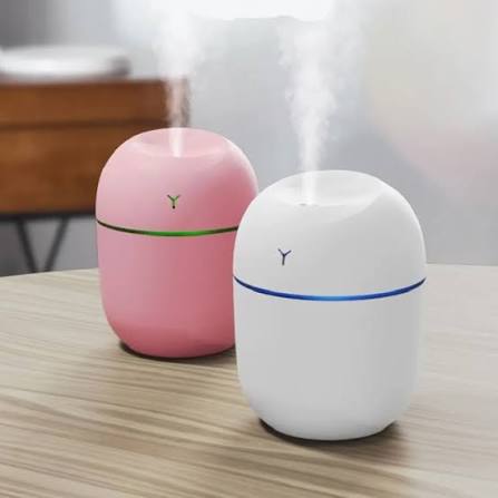 Portable 250ml USB Type-C Air Humidifier with LED Light