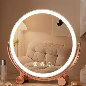 LED Desktop Makeup Mirror Studio Style Vanity Mirror